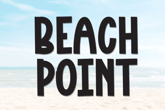 Beach Point: A Font That Brings the Ocean to Your Pages