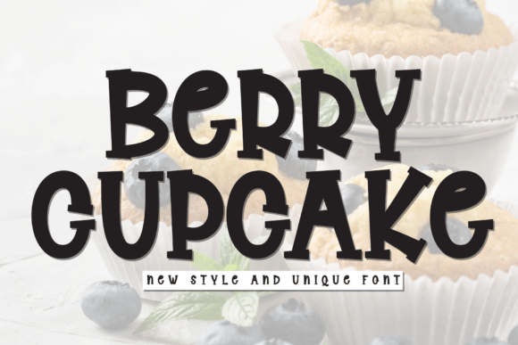 Berry Cupcake: A Designer's Honest Take on a Playful Display Typeface