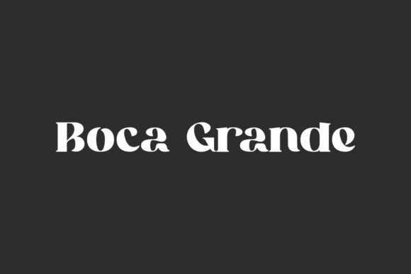 Boca Grande: A Display Font Built for Campaign Impact