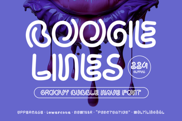 Bringing Retro Vibes to Branding: Testing Boogie Lines Font