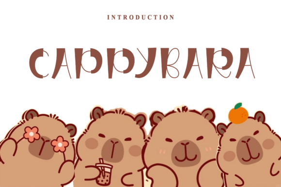 Cappybara Display Font: A Quiet Charm for Editorial Design