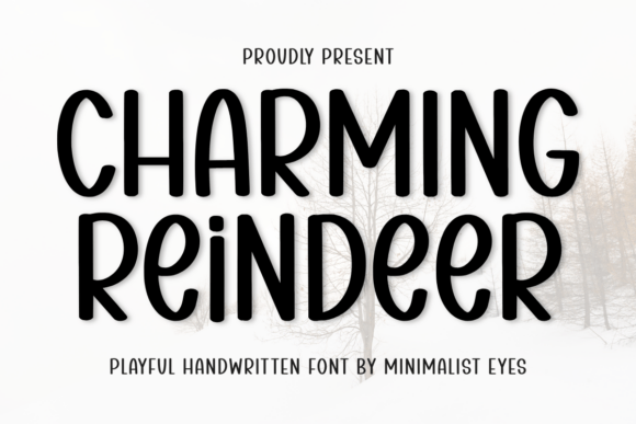 Charming Reindeer: A Handwritten Font That Gives Small Brands a Warm, Polished Voice