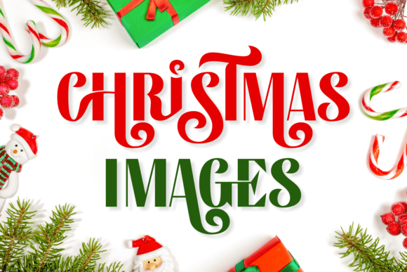Christmas Images: A Display Font That Makes Campaigns Pop