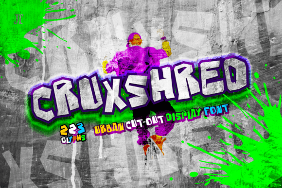 Cruxshred Display Font for Bold Marketing Campaigns