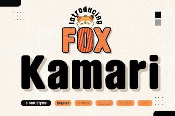 Fox Kamari: A Bold Display Font for Editorial Design and Publishing