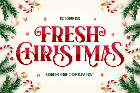 Fresh Christmas Typeface: Your Holiday Marketing Shortcut
