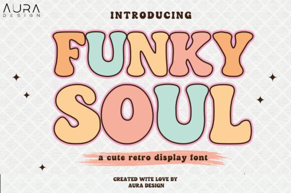 Funky Soul Font: A Retro Display Typeface for Editorial Design
