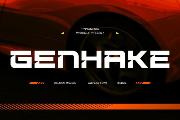 Genhake Font: High-Impact Display Type for Crafters and Sellers