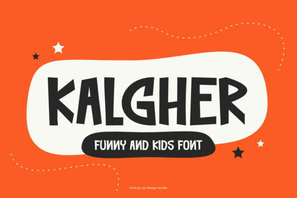 Kalgher: A Playful Display Font for Digital Branding