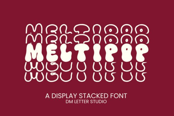 Meltipop Stacked: A Display Font Built for Bold Web Layouts