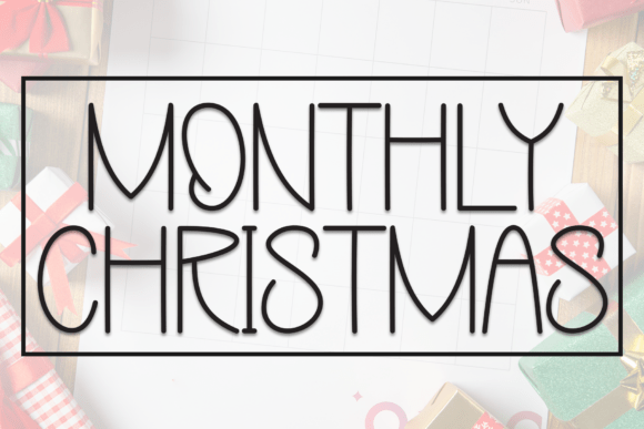 Monthly Christmas Font: Creative Ideas for Handmade Sellers