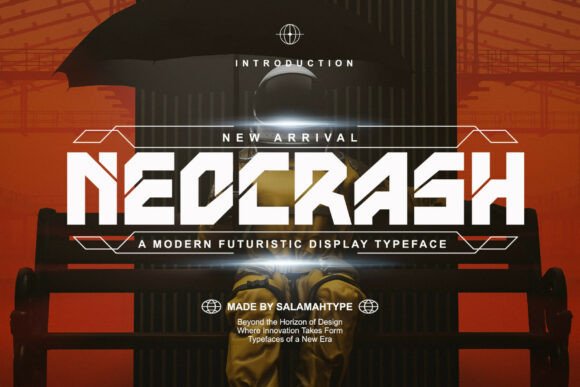 Neocrash: A Futuristic Display Typeface for Bold Brands
