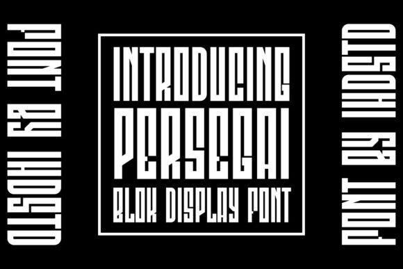 Persegai: A Bold Display Font for Modern Web Design