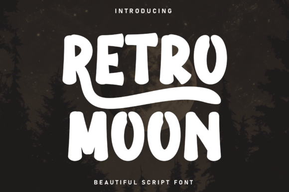 Retro Moon: A Display Font That Warms Campaign Creative