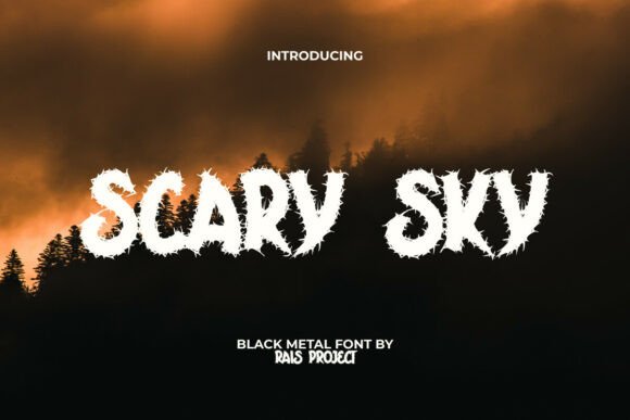 Scary Sky: A Creepy Display Font for Bold Marketing Campaigns