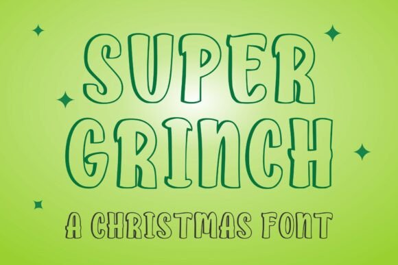 Super Grinch: A Festive Font for Holiday Branding