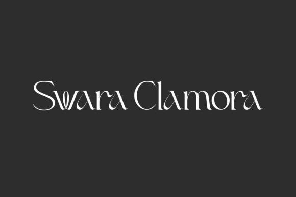 Swara Clamora: A Dual-Personality Font for Modern Branding