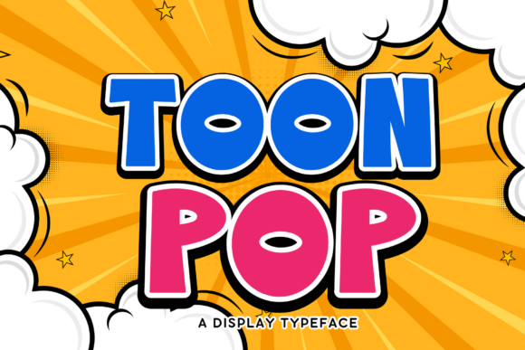 Toon Pop Font: Bold Display Typeface for Marketing Campaigns