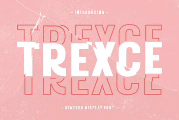Trexce Font Review: A Playful Display Typeface for Friendly Brands