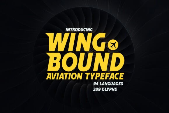 Wingbound: A Bold Typeface for Digital Impact